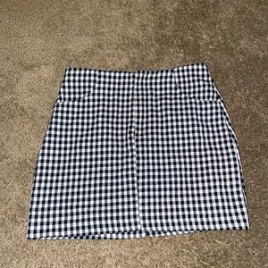 Gingham skirt